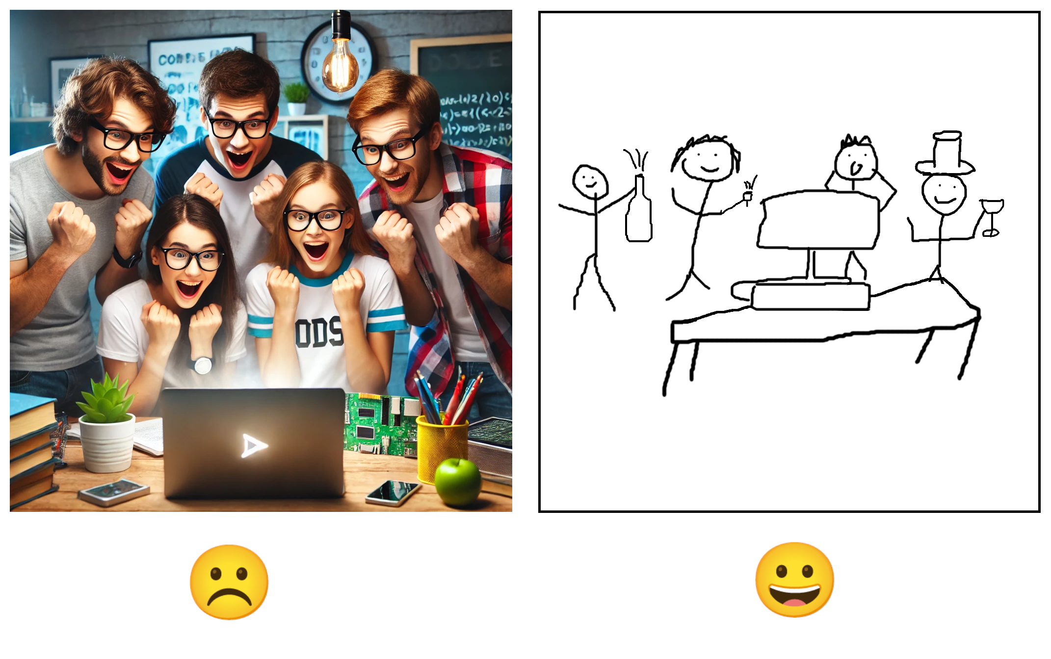 Even a terrible MS Paint drawing is more interesting than an AI-generated image.